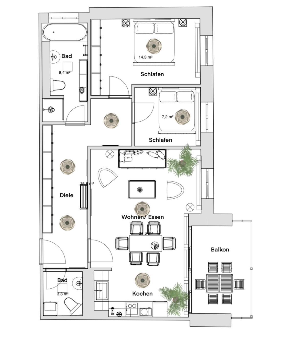 Pineapple Apartments Dresden Zwinger IX - 80 Qm - 1X Free Parking - Екстер'єр фото